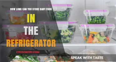 Safe Baby Food Storage: Refrigerator Shelf Life Explained