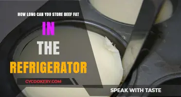 Storing Beef Fat: Refrigerator Shelf Life and Freshness Tips