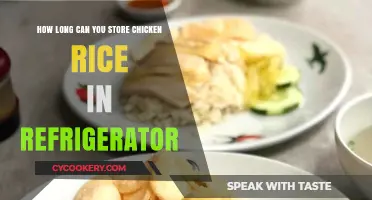 Storing Chicken Rice Safely: Refrigerator Shelf Life Explained
