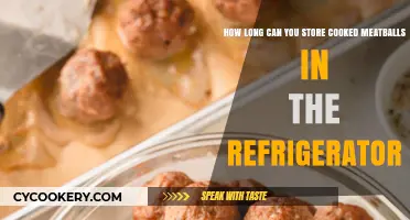 Storing Cooked Meatballs: Refrigerator Shelf Life and Safety Tips