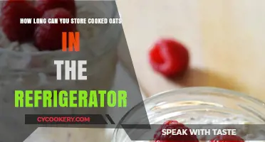 Storing Cooked Oats: Refrigerator Shelf Life and Freshness Tips