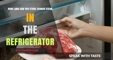 Storing Cooked Steak: Refrigerator Shelf Life and Safety Tips