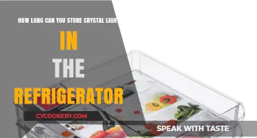 Crystal Light Storage: How Long Does It Last in the Fridge?