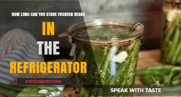 Storing Fresh Green Beans: Refrigerator Shelf Life and Tips