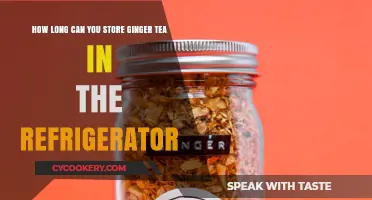 Ginger Tea Storage: How Long Does It Last in the Fridge?