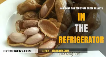Storing Green Peanuts: Refrigerator Shelf Life and Freshness Tips
