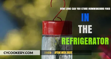 Storing Hummingbird Nectar: Refrigeration Tips for Freshness and Safety