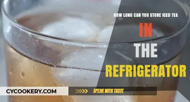 Refrigerated Iced Tea Storage: How Long Stays Fresh and Safe?