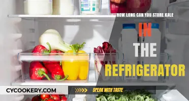 Maximizing Freshness: Optimal Refrigerator Storage Time for Kale Explained