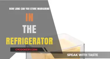 Refrigerated Margarine Storage: How Long Does It Stay Fresh?