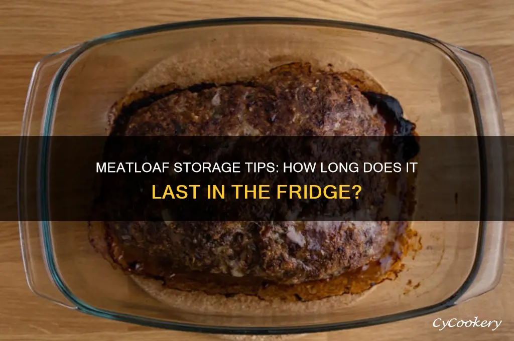 how long can you store meatloaf in the refrigerator