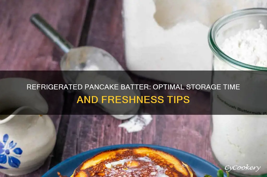 how long can you store pancake batter in the refrigerator
