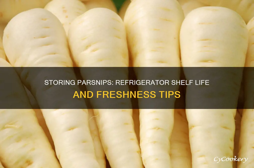 how long can you store parsnips in the refrigerator