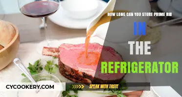Prime Rib Storage: How Long Can You Refrigerate It Safely?
