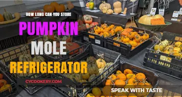 Storing Pumpkin Mole: Refrigerator Shelf Life and Freshness Tips