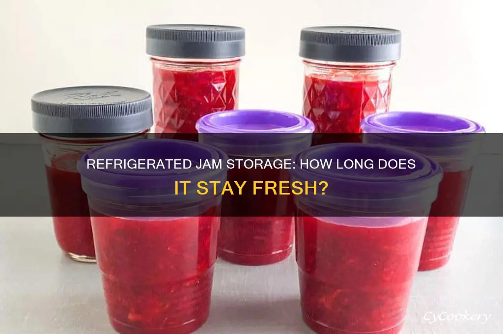 how long can you store refrigerated jam