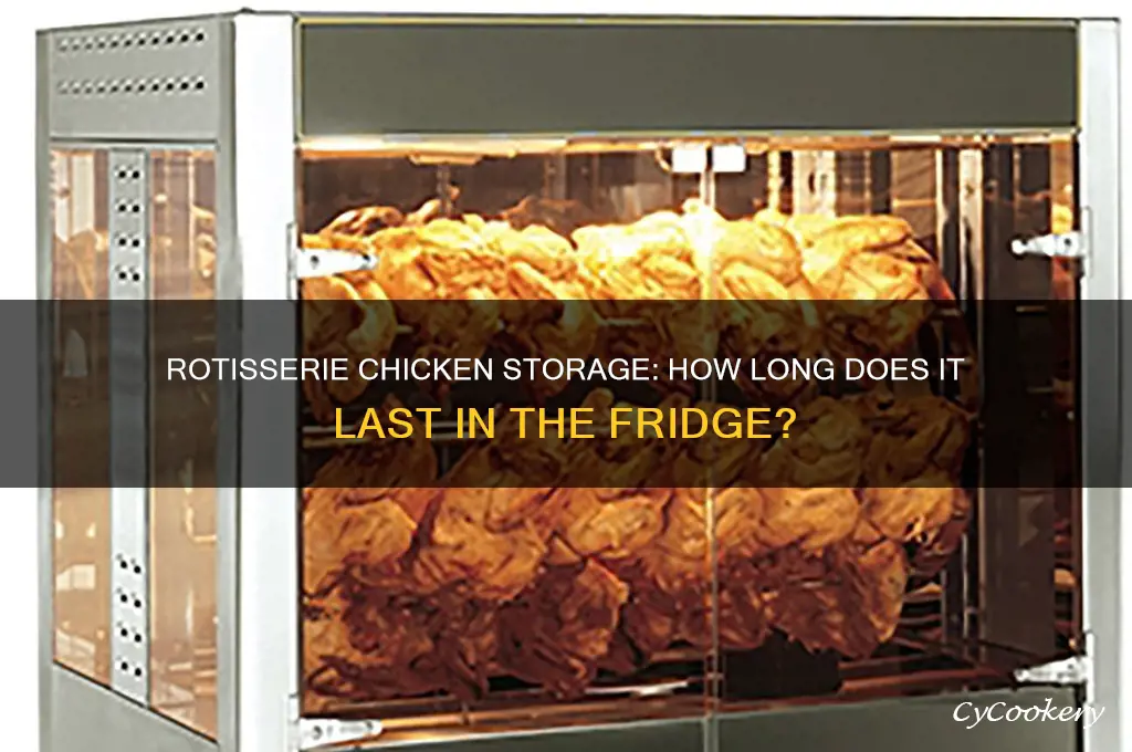 how long can you store rotisserie chicken in the refrigerator