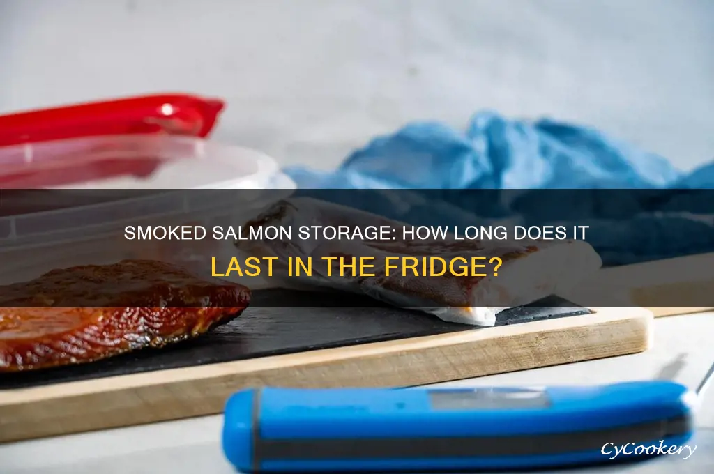 how long can you store smoked salmon in the refrigerator
