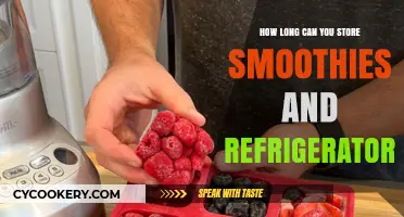 Smoothie Storage Tips: Maximizing Freshness in Your Refrigerator