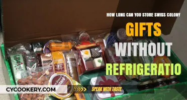 Swiss Colony Gifts Storage: How Long Without Refrigeration?