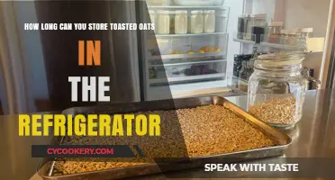 Storing Toasted Oats: Refrigerator Shelf Life and Freshness Tips