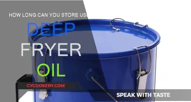 Storing Used Deep Fryer Oil: How Long is Too Long?