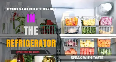 Vegetarian Chili Storage: How Long Does It Last in the Fridge?