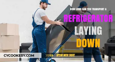 Safe Refrigerator Transport: How Long Can It Lay Down?