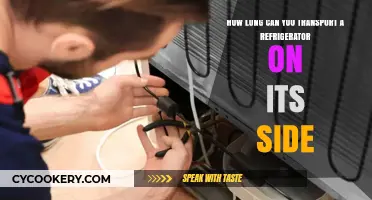 Transporting a Refrigerator Safely: How Long Can It Lay on Its Side?