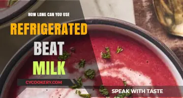 Refrigerated Beet Milk: Shelf Life and Freshness Tips