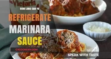 Refrigerating Marinara Sauce: Optimal Storage Time and Tips