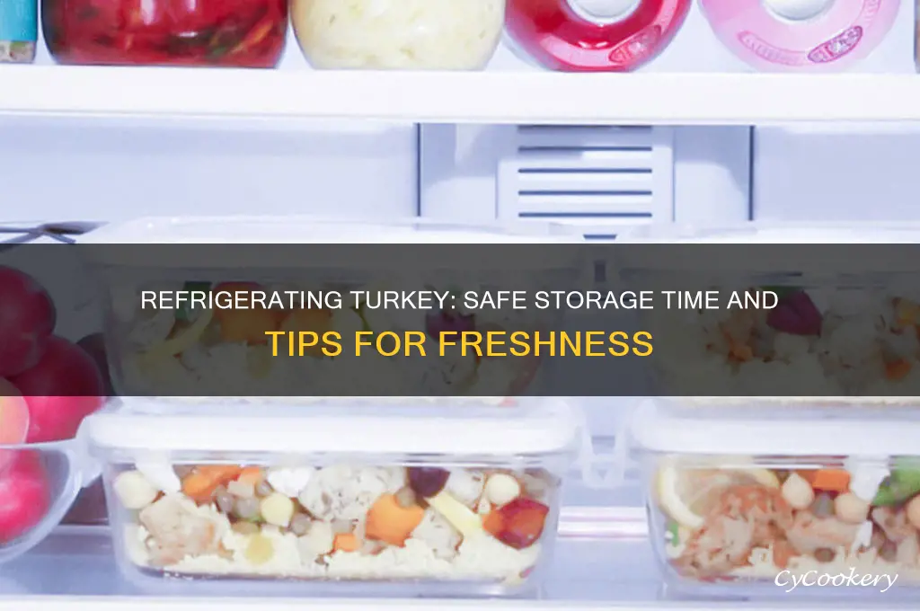 how long cana turkey be in the refrigerator