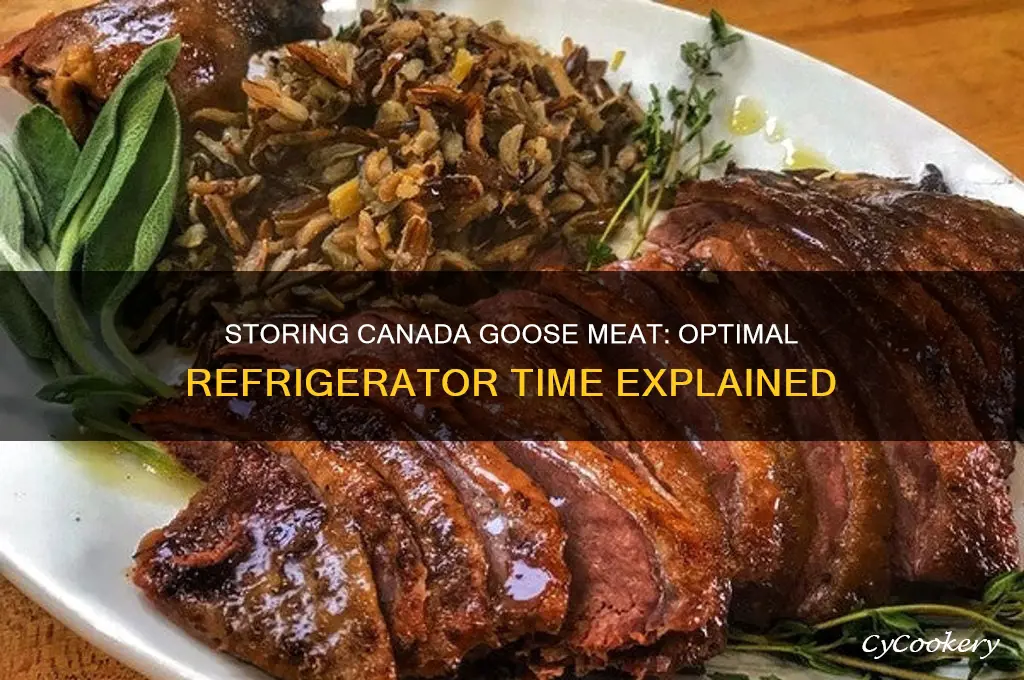 how long canada goose in refrigerator
