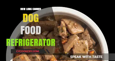 Storing Canned Dog Food: Refrigerator Shelf Life and Safety Tips