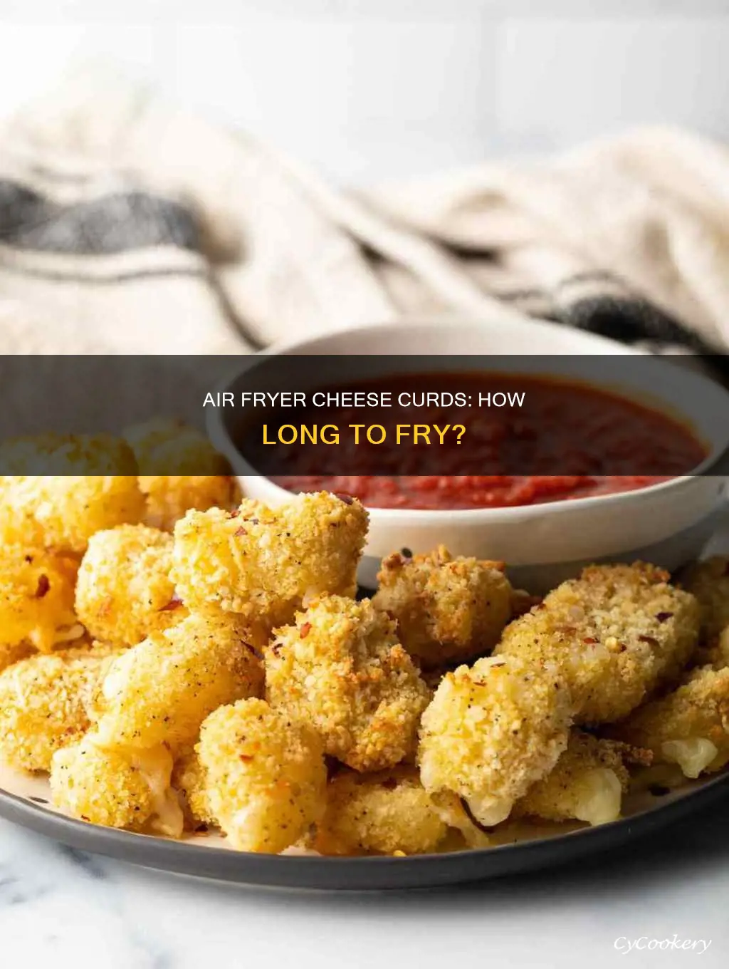 how long cheese curds in air fryer