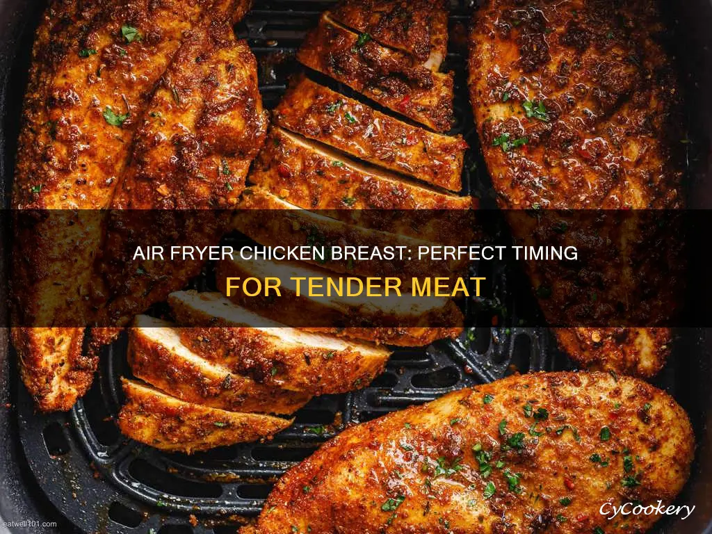 how long chicken breast cook in air fryer