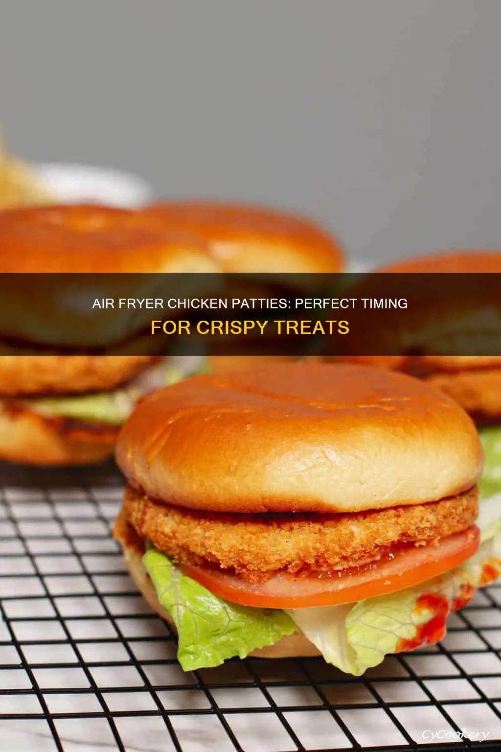 how long chicken patties in air fryer