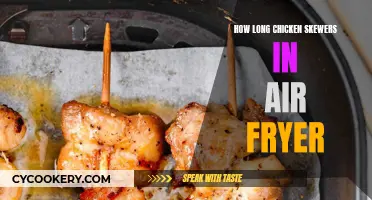 Air Fryer Chicken Skewers: How Long to Cook?