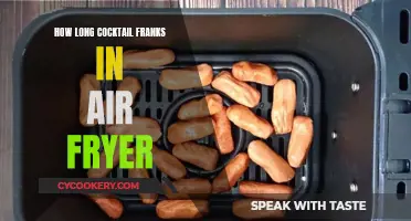 Air Fryer Cocktail Franks: How Long to Fry?