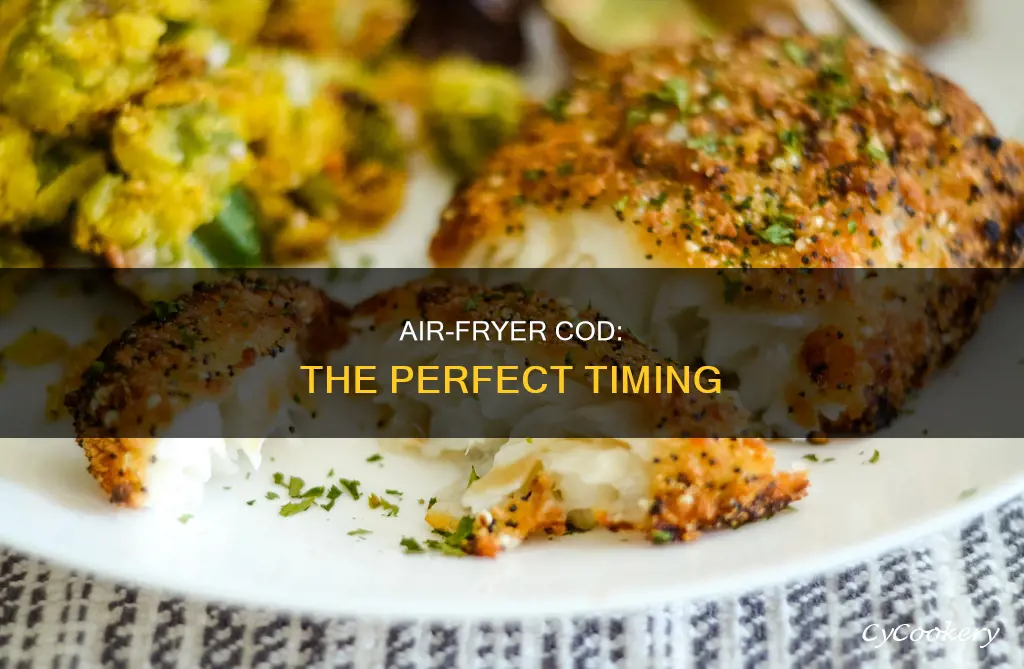 how long cod in air fryer