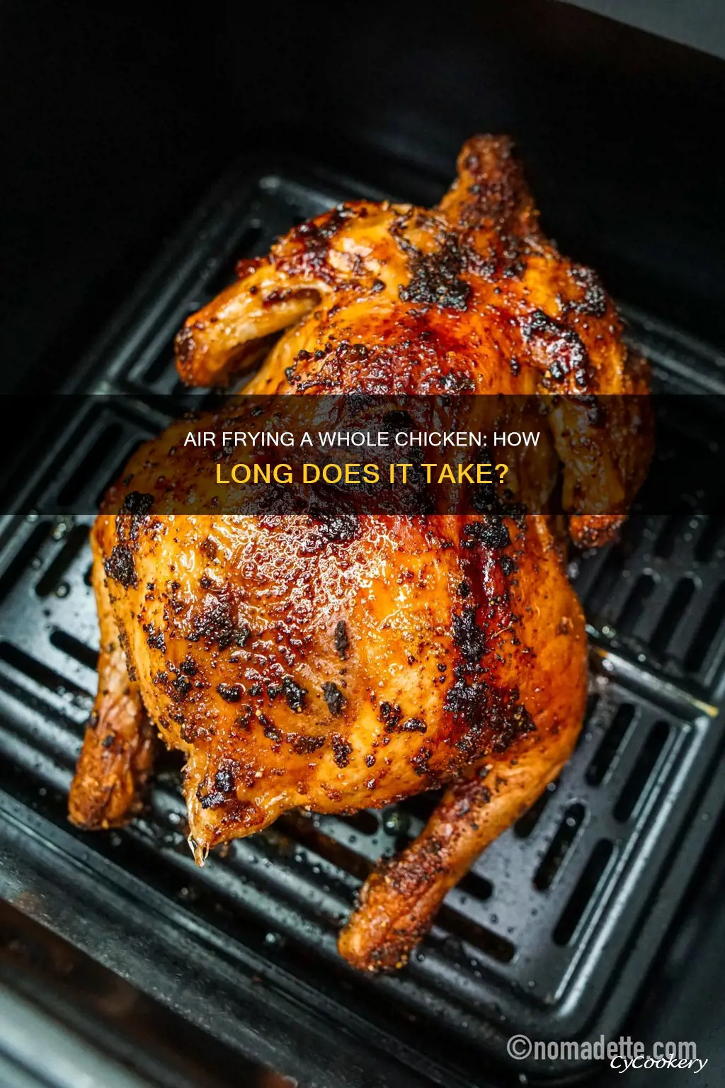 how long cook a whole chicken in air fryer