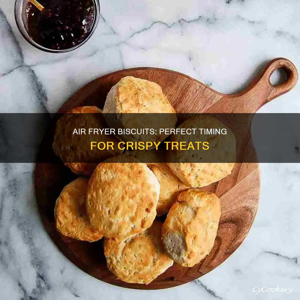how long cook biscuits in air fryer