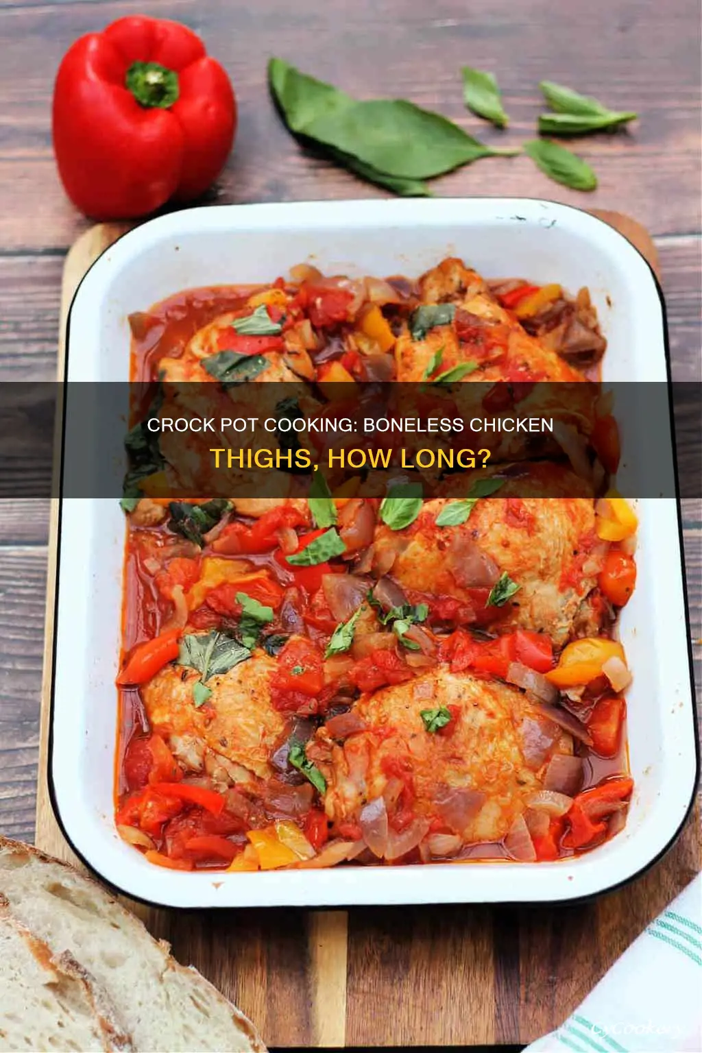 how long cook boneless chicken thighs in crock pot
