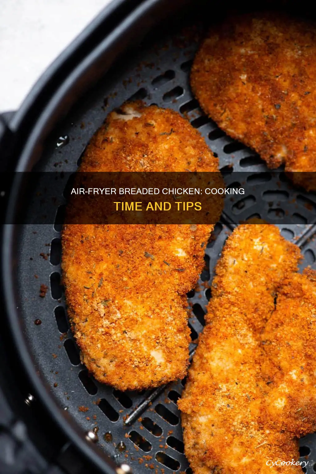 how long cook breaded chicken in air fryer