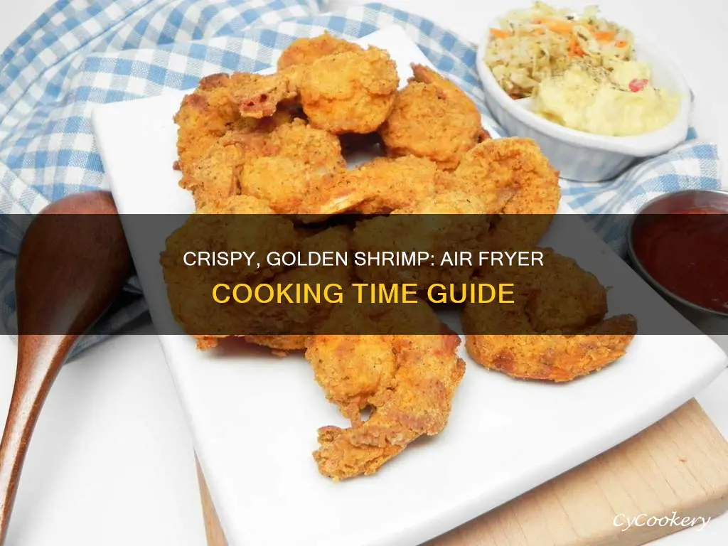 how long cook breaded shrimp in air fryer