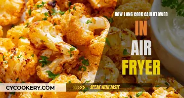 Perfectly Crispy Cauliflower: Air Fryer Cooking Time Guide