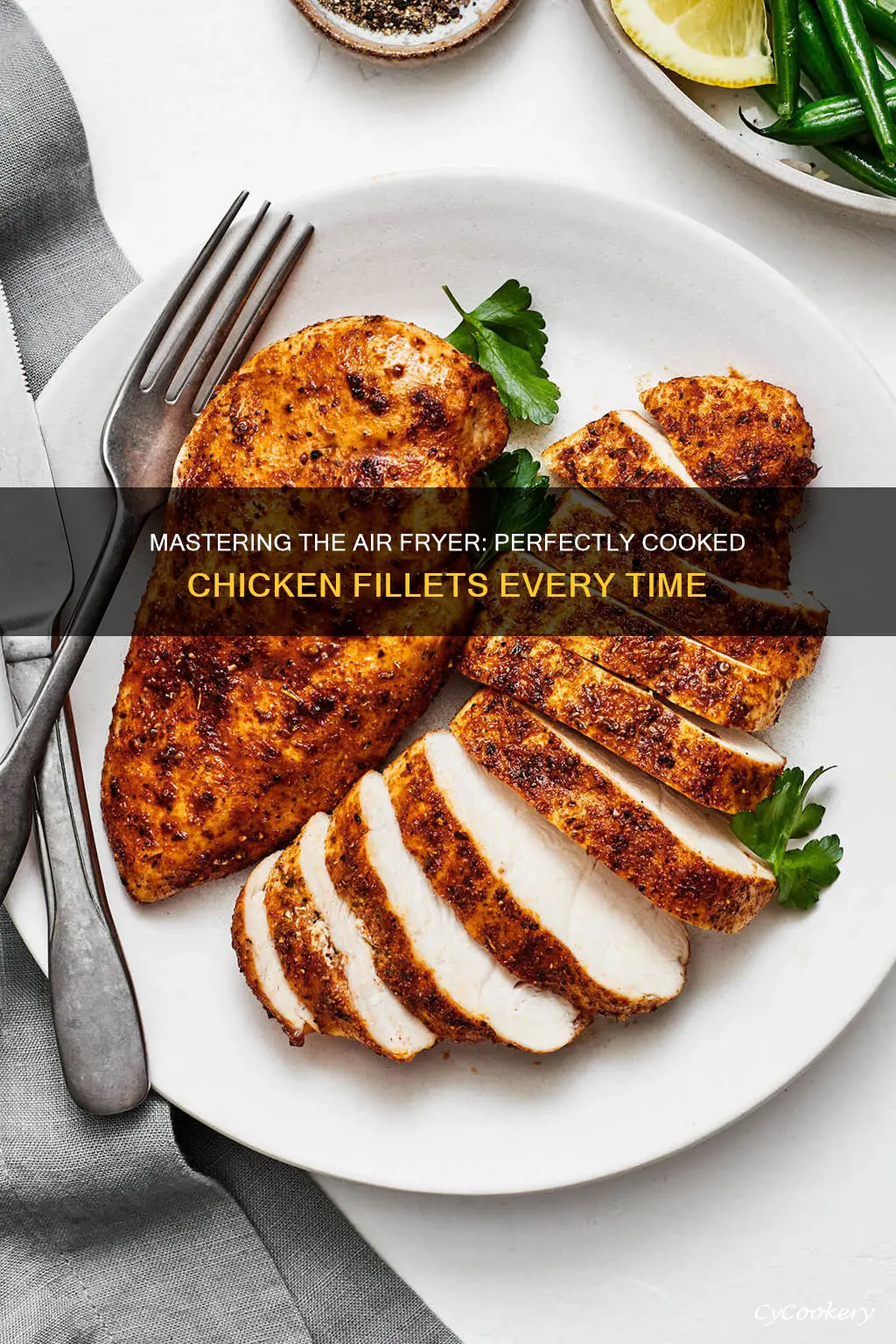 how long cook chicken fillet in air fryer