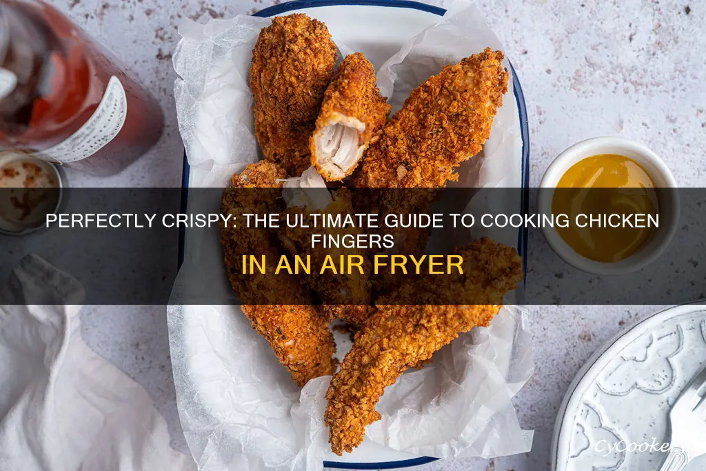 how long cook chicken fingers in air fryer