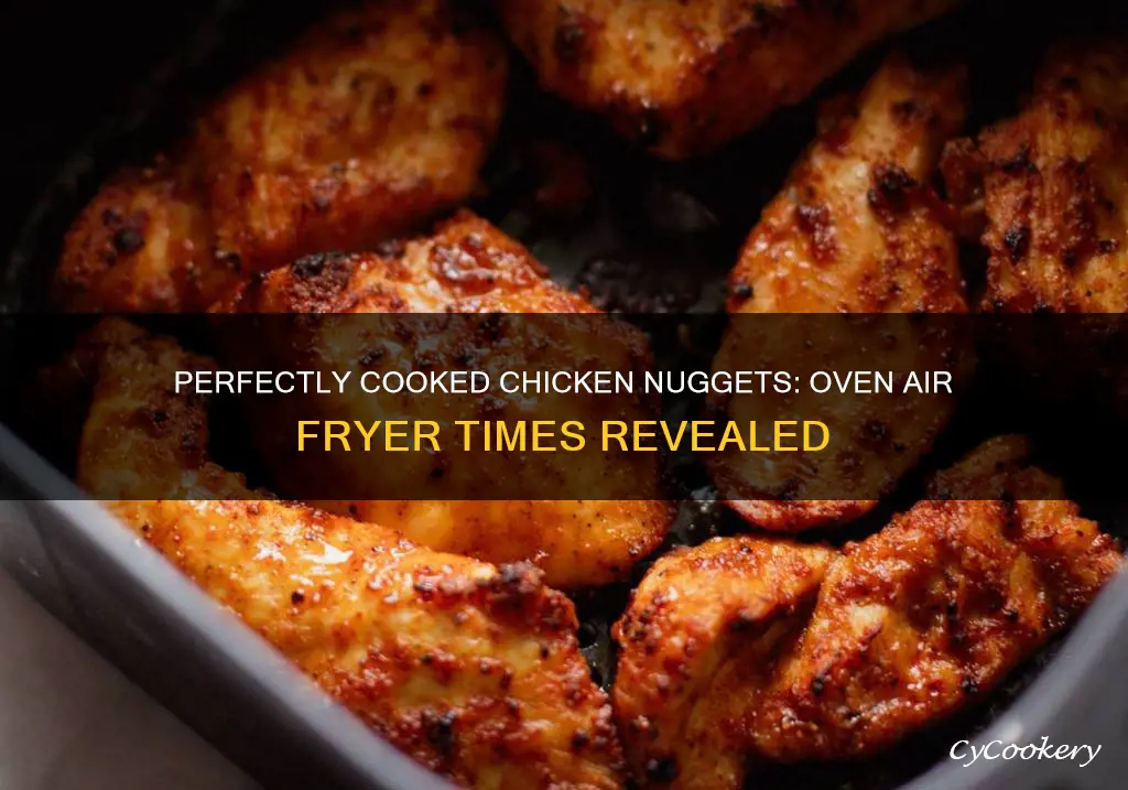 how long cook chicken nuggets in a oven air fryer