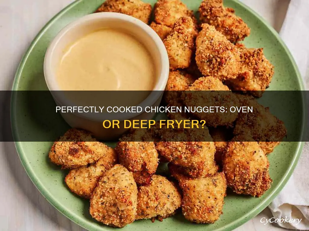 how long cook chicken nuggets in a oven deep fryer